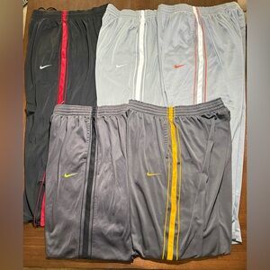 Nike Showtime Basketball Warm Up Pants 5 Pairs Size Large